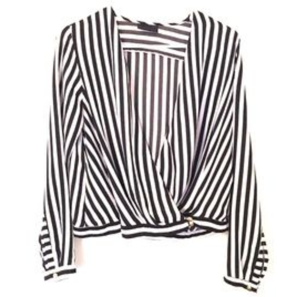 Worthington Wrap Blouse